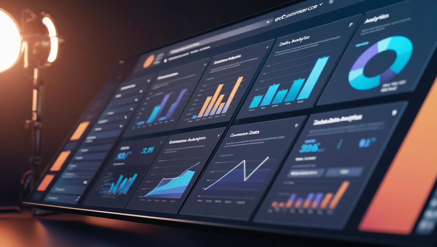 E-ticaret verilerini analiz eden kişi